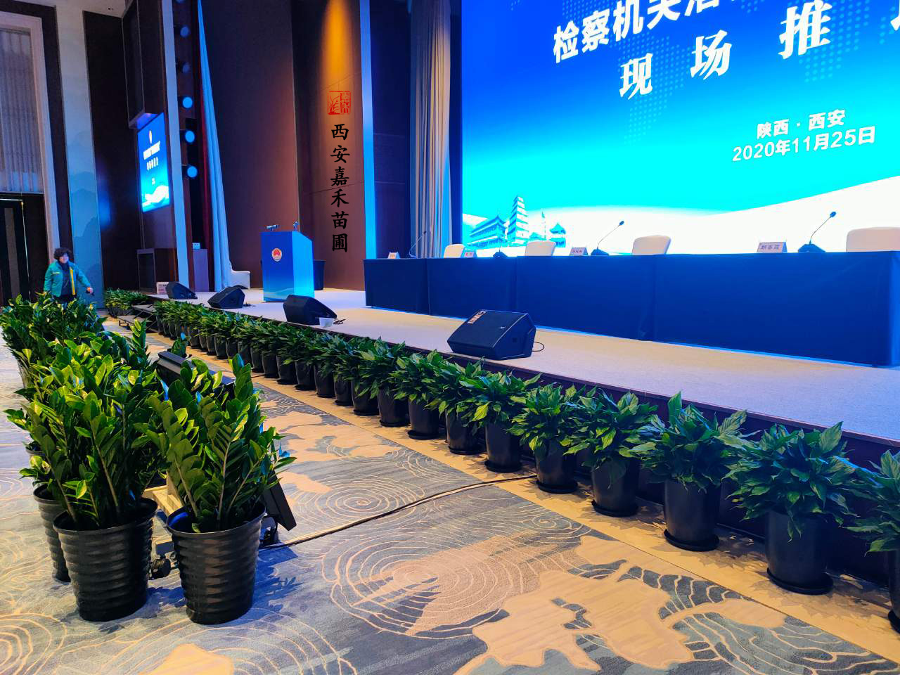 西安會場綠植租賃|嘉禾苗圃