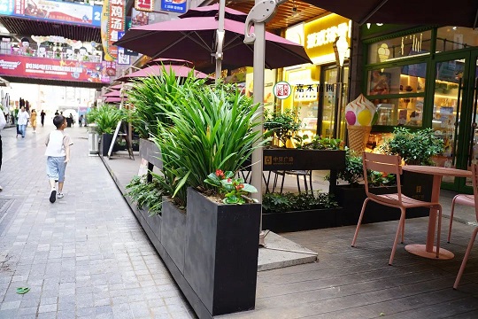 室外花箱景觀植物|西安嘉禾苗圃